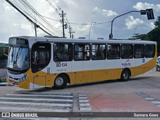 Belém Rio Transportes BD-134 na cidade de Belém, Pará, Brasil, por Samara Goes. Número da foto: #13047469.