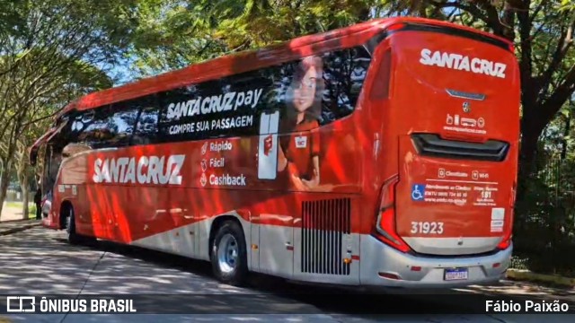 Viação Santa Cruz 31923 na cidade de São Paulo, São Paulo, Brasil, por Fábio Paixão. Número da foto: #13049004.