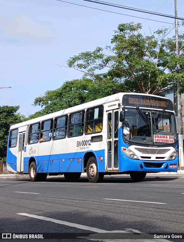 Transportes Barata BN-00012 na cidade de Belém, Pará, Brasil, por Samara Goes. Número da foto: #13047756.