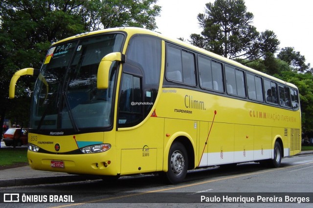 Viação Itapemirim 8513 na cidade de Curitiba, Paraná, Brasil, por Paulo Henrique Pereira Borges. Número da foto: #13048447.