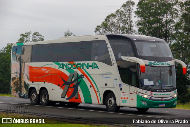Empresa de Transportes Andorinha 6267 na cidade de Porangaba, São Paulo, Brasil, por Fabiano de Oliveira Prado. Número da foto: #13048706.