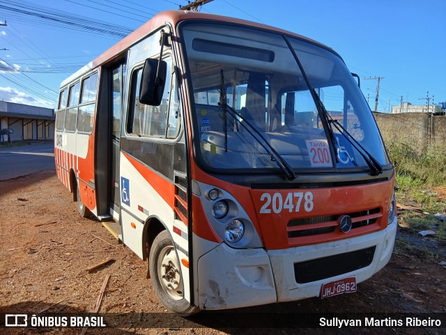Ônibus Particulares 20478 na cidade de Anápolis, Goiás, Brasil, por Sullyvan Martins Ribeiro. Número da foto: #13049208.