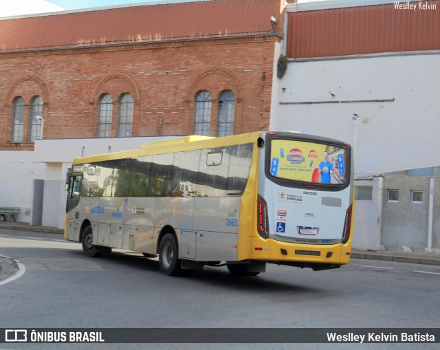 City Transporte Urbano Intermodal Sorocaba 2663 na cidade de Sorocaba, São Paulo, Brasil, por Weslley Kelvin Batista. Número da foto: #13047865.