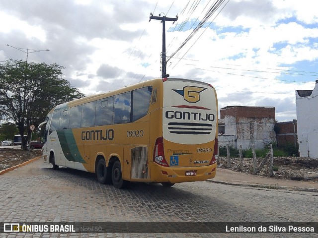 Empresa Gontijo de Transportes 18920 na cidade de Caruaru, Pernambuco, Brasil, por Lenilson da Silva Pessoa. Número da foto: #13049166.