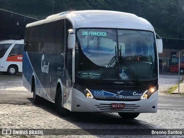 Citral Transporte e Turismo 3505 na cidade de Caxias do Sul, Rio Grande do Sul, Brasil, por Brenno Santos. Número da foto: #13047254.