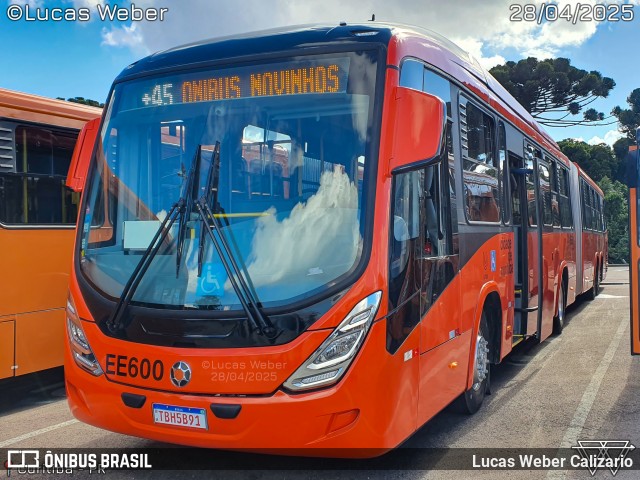 Auto Viação São José dos Pinhais EE600 na cidade de Curitiba, Paraná, Brasil, por Lucas Weber Calizario. Número da foto: #13047553.