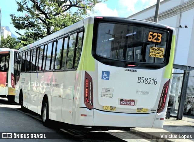 Viação Nossa Senhora de Lourdes B58216 na cidade de Rio de Janeiro, Rio de Janeiro, Brasil, por Vinicius Lopes. Número da foto: #13047486.