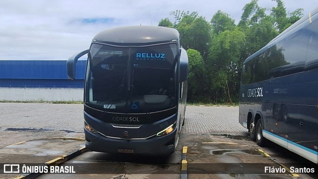 Viação Cidade Sol 10210 na cidade de Cruz das Almas, Bahia, Brasil, por Flávio  Santos. Número da foto: #13047432.