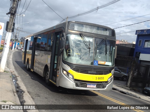 Transunião Transportes 3 6655 na cidade de São Paulo, São Paulo, Brasil, por Rafael Lopes de Oliveira. Número da foto: #13047912.