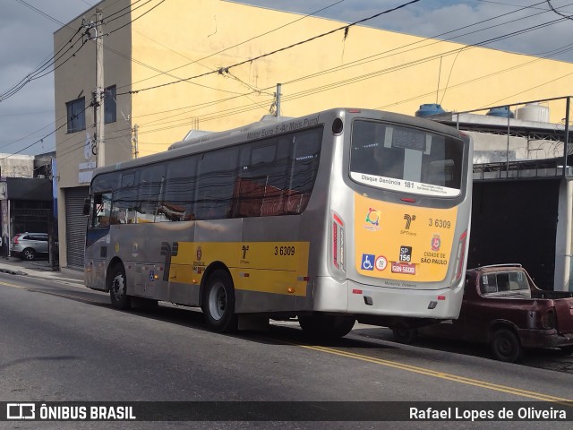 Transunião Transportes 3 6309 na cidade de São Paulo, São Paulo, Brasil, por Rafael Lopes de Oliveira. Número da foto: #13047909.
