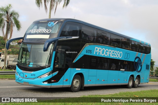 Auto Viação Progresso 6175 na cidade de Barra do Piraí, Rio de Janeiro, Brasil, por Paulo Henrique Pereira Borges. Número da foto: #13048485.