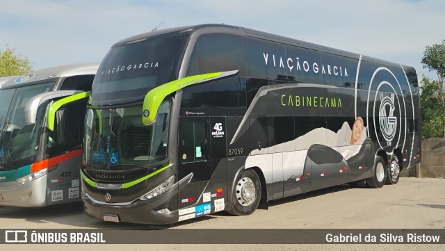 Viação Garcia 87059 na cidade de Canoas, Rio Grande do Sul, Brasil, por Gabriel da Silva Ristow. Número da foto: #13049586.