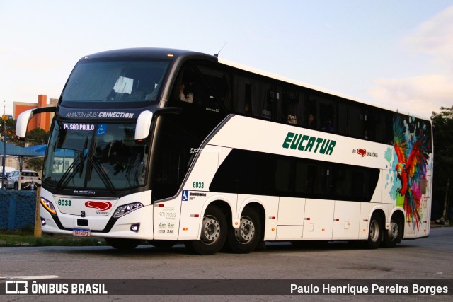 Eucatur - Empresa União Cascavel de Transportes e Turismo 6033 na cidade de São Paulo, São Paulo, Brasil, por Paulo Henrique Pereira Borges. Número da foto: #13048405.