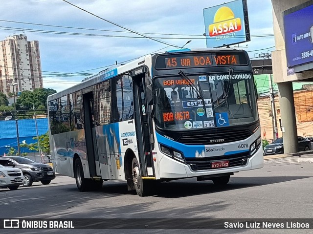 Viação Estrela 6.078 na cidade de São Gonçalo, Rio de Janeiro, Brasil, por Savio Luiz Neves Lisboa. Número da foto: #13047596.