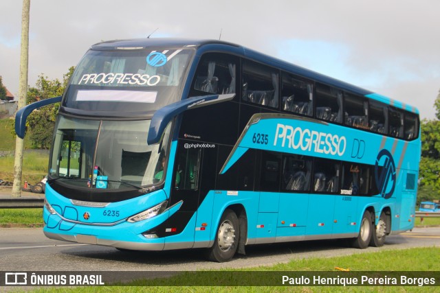 Auto Viação Progresso 6235 na cidade de Barra do Piraí, Rio de Janeiro, Brasil, por Paulo Henrique Pereira Borges. Número da foto: #13048507.
