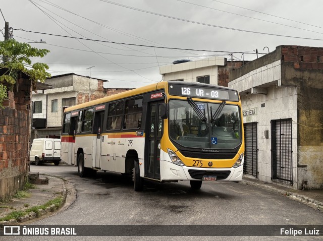 Empresa Metropolitana 275 na cidade de Recife, Pernambuco, Brasil, por Felipe Luiz. Número da foto: #13048596.