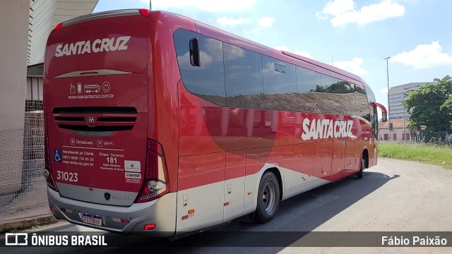 Viação Santa Cruz 31023 na cidade de Campinas, São Paulo, Brasil, por Fábio Paixão. Número da foto: #13047334.