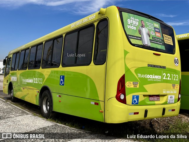 Santo Antônio Transportes Niterói 2.2.123 na cidade de Niterói, Rio de Janeiro, Brasil, por Luiz Eduardo Lopes da Silva. Número da foto: #13049007.