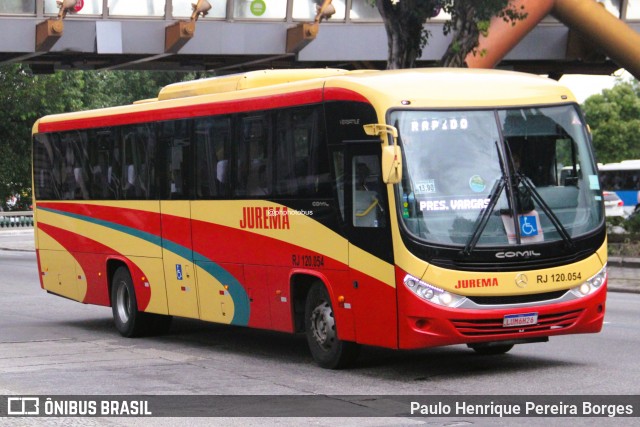 Auto Viação Jurema RJ 120.054 na cidade de Rio de Janeiro, Rio de Janeiro, Brasil, por Paulo Henrique Pereira Borges. Número da foto: #13048442.