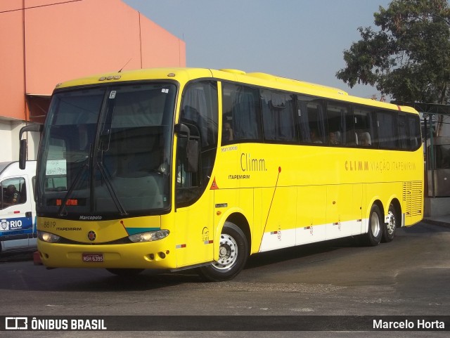 Viação Itapemirim 8819 na cidade de Rio de Janeiro, Rio de Janeiro, Brasil, por Marcelo Horta. Número da foto: #13048668.