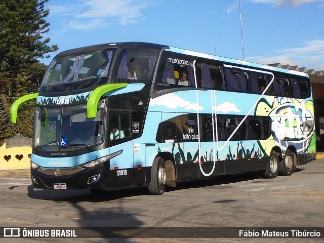 UTIL - União Transporte Interestadual de Luxo 11915 na cidade de Três Corações, Minas Gerais, Brasil, por Fábio Mateus Tibúrcio. Número da foto: #13047023.