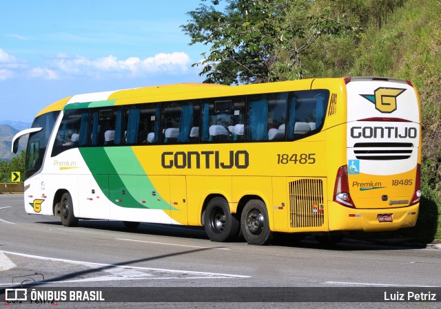 Empresa Gontijo de Transportes 18485 na cidade de Piraí, Rio de Janeiro, Brasil, por Luiz Petriz. Número da foto: #13047357.