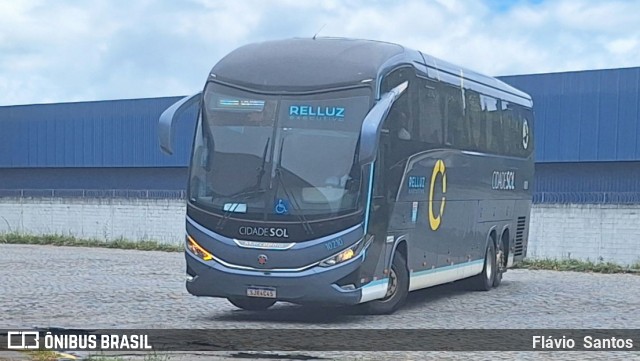 Viação Cidade Sol 10210 na cidade de Cruz das Almas, Bahia, Brasil, por Flávio  Santos. Número da foto: #13047434.