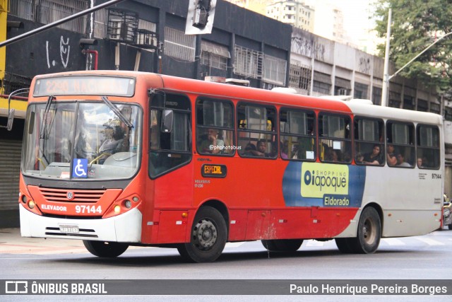 Viação Belo Monte Transportes Coletivos 97144 na cidade de Belo Horizonte, Minas Gerais, Brasil, por Paulo Henrique Pereira Borges. Número da foto: #13051787.