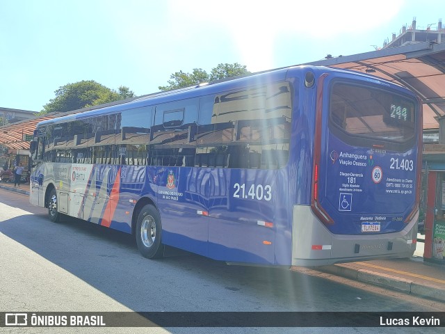 Viação Osasco 21.403 na cidade de Osasco, São Paulo, Brasil, por Lucas Kevin. Número da foto: #13051381.