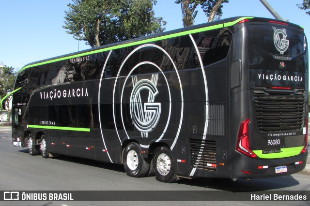 Viação Garcia 96080 na cidade de Curitiba, Paraná, Brasil, por Hariel Bernades. Número da foto: #13050427.