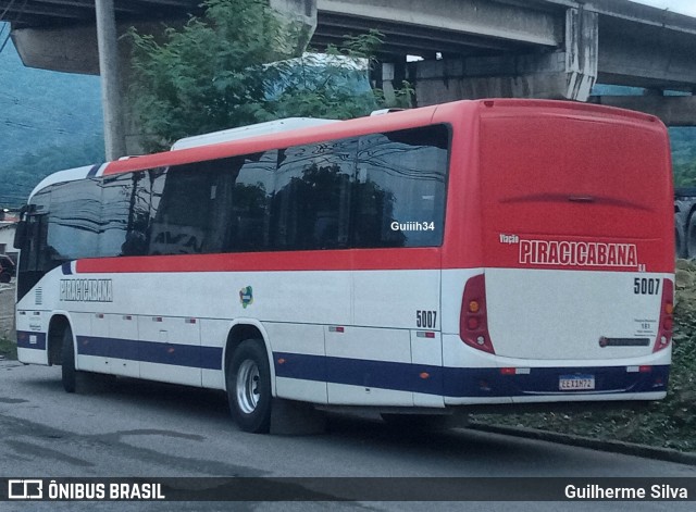 Viação Piracicabana 5007 na cidade de Cubatão, São Paulo, Brasil, por Guilherme Silva. Número da foto: #13049972.
