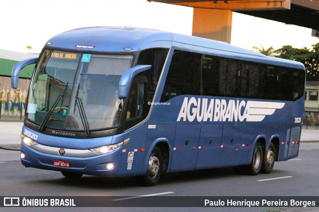 Viação Águia Branca 31920 na cidade de Rio de Janeiro, Rio de Janeiro, Brasil, por Paulo Henrique Pereira Borges. Número da foto: #13051750.