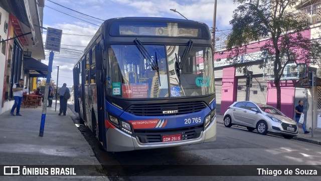Auto Viação Urubupungá 20.765 na cidade de São Paulo, São Paulo, Brasil, por Thiago de Souza. Número da foto: #13051679.