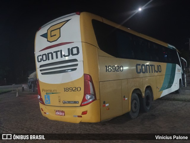 Empresa Gontijo de Transportes 18920 na cidade de Palmeira dos Índios, Alagoas, Brasil, por Vinicius Palone. Número da foto: #13050464.