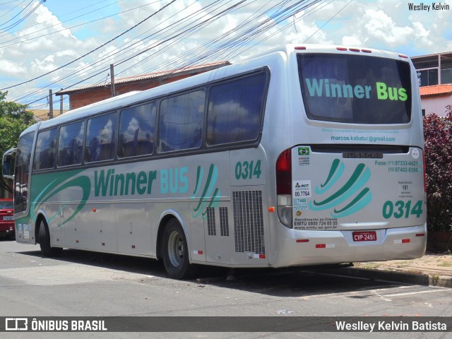 Winner Transportes 0314 na cidade de Sorocaba, São Paulo, Brasil, por Weslley Kelvin Batista. Número da foto: #13050529.