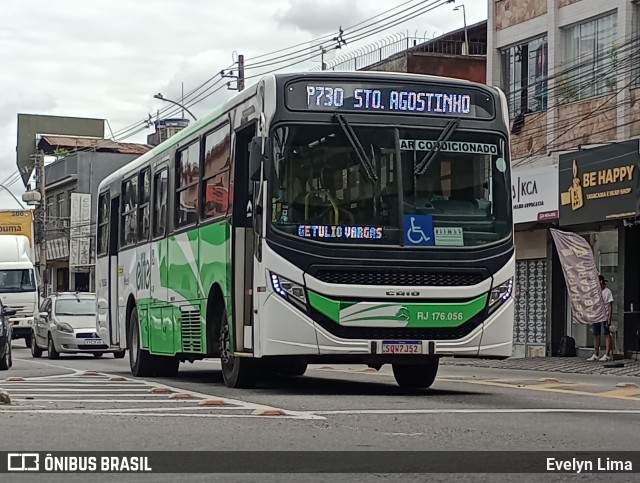 Viação Elite RJ 176.056 na cidade de Volta Redonda, Rio de Janeiro, Brasil, por Evelyn Lima. Número da foto: #13049844.