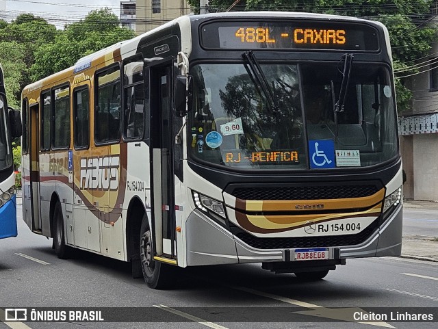 Transportes Fabio's RJ 154.004 na cidade de Rio de Janeiro, Rio de Janeiro, Brasil, por Cleiton Linhares. Número da foto: #13050176.