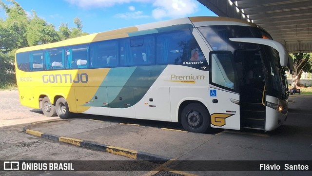 Empresa Gontijo de Transportes 18060 na cidade de Cruz das Almas, Bahia, Brasil, por Flávio  Santos. Número da foto: #13051111.