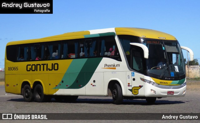 Empresa Gontijo de Transportes 18065 na cidade de Vitória da Conquista, Bahia, Brasil, por Andrey Gustavo. Número da foto: #13050153.