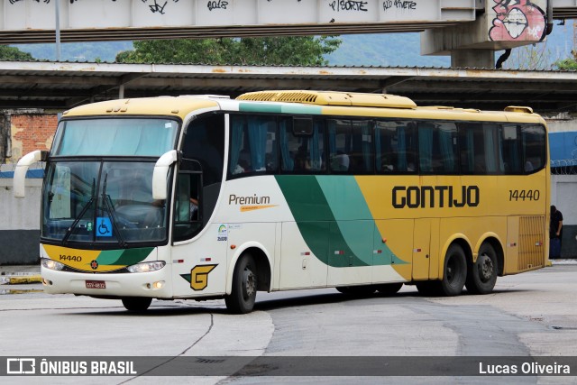 Empresa Gontijo de Transportes 14440 na cidade de Rio de Janeiro, Rio de Janeiro, Brasil, por Lucas Oliveira. Número da foto: #13050727.