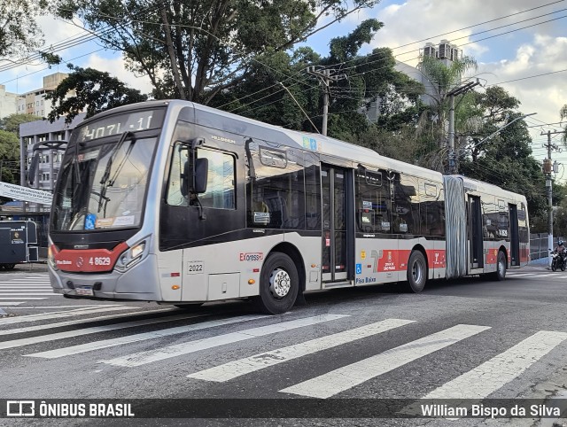 Express Transportes Urbanos Ltda 4 8629 na cidade de São Paulo, São Paulo, Brasil, por William Bispo da Silva. Número da foto: #13050238.