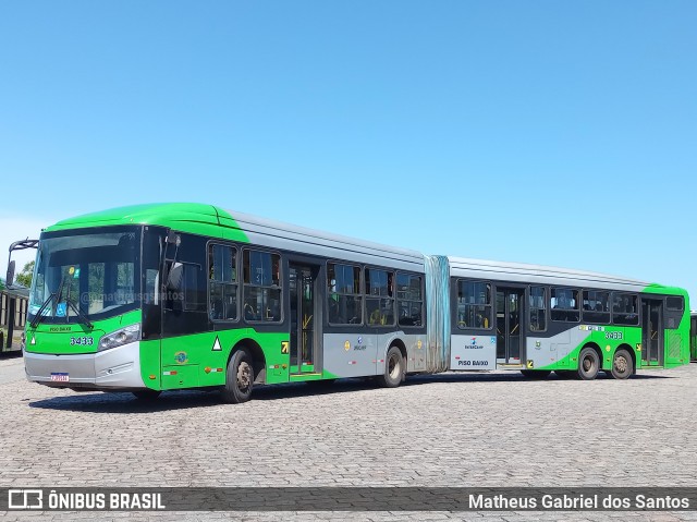 VB Transportes e Turismo 3433 na cidade de Campinas, São Paulo, Brasil, por Matheus Gabriel dos Santos. Número da foto: #13053057.