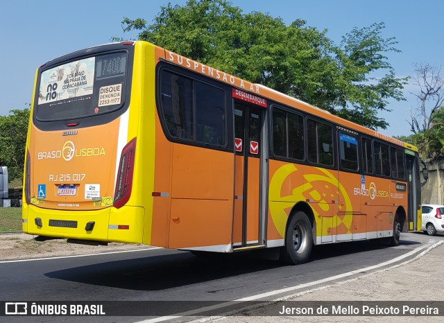 Empresa de Transportes Braso Lisboa RJ 215.017 na cidade de Niterói, Rio de Janeiro, Brasil, por Jerson de Mello Peixoto Pereira. Número da foto: #13050968.