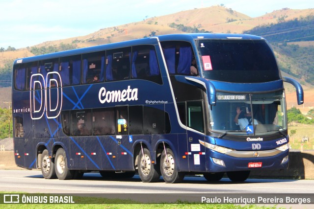 Viação Cometa 14303 na cidade de Roseira, São Paulo, Brasil, por Paulo Henrique Pereira Borges. Número da foto: #13051896.