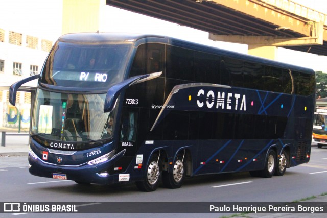 Viação Cometa 723013 na cidade de Rio de Janeiro, Rio de Janeiro, Brasil, por Paulo Henrique Pereira Borges. Número da foto: #13051920.