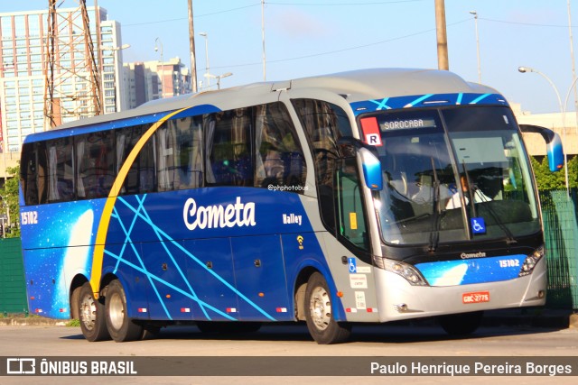 Viação Cometa 15102 na cidade de São Paulo, São Paulo, Brasil, por Paulo Henrique Pereira Borges. Número da foto: #13051902.