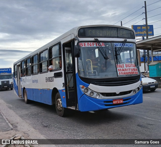 Transportes Barata BN-00207 na cidade de Belém, Pará, Brasil, por Samara Goes. Número da foto: #13050079.