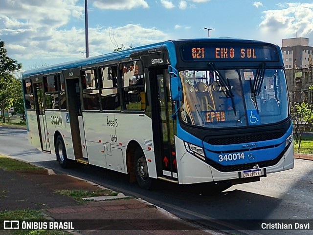 Urbi Mobilidade Urbana 340014 na cidade de Samambaia, Distrito Federal, Brasil, por Cristhian Davi. Número da foto: #13051437.