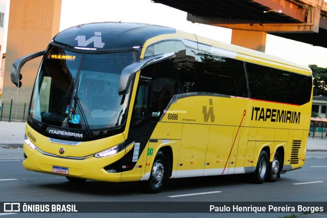 Viação Nova Itapemirim 60686 na cidade de Rio de Janeiro, Rio de Janeiro, Brasil, por Paulo Henrique Pereira Borges. Número da foto: #13051773.
