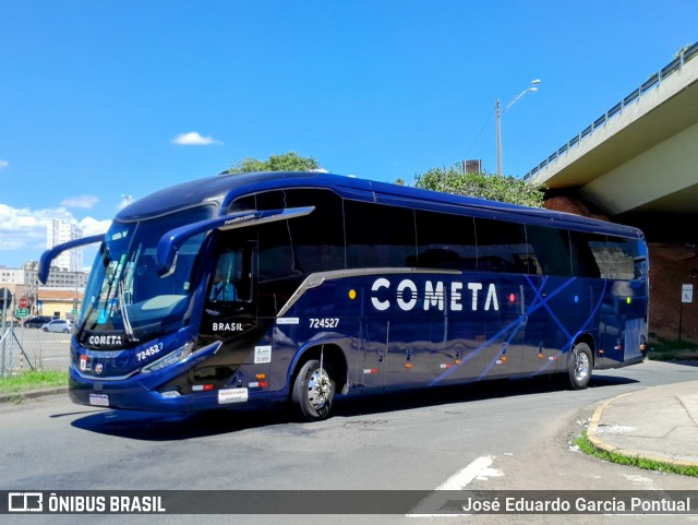 Viação Cometa 724527 na cidade de Campinas, São Paulo, Brasil, por José Eduardo Garcia Pontual. Número da foto: #13052489.